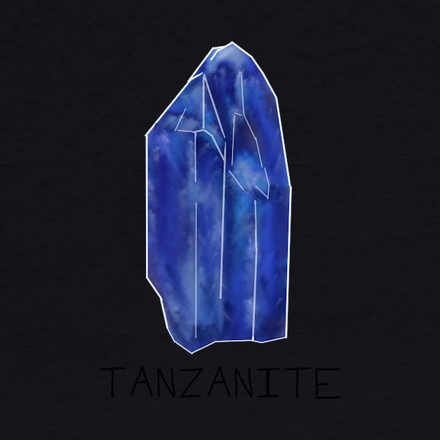 Tanzanite Crystal December Birthstone by DesignsBySaxton